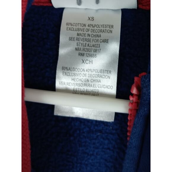 Disney Parks Disneyland Resort Hoodie Youth XS Blue Patched Full Zip 1955 - Picture 7 of 12